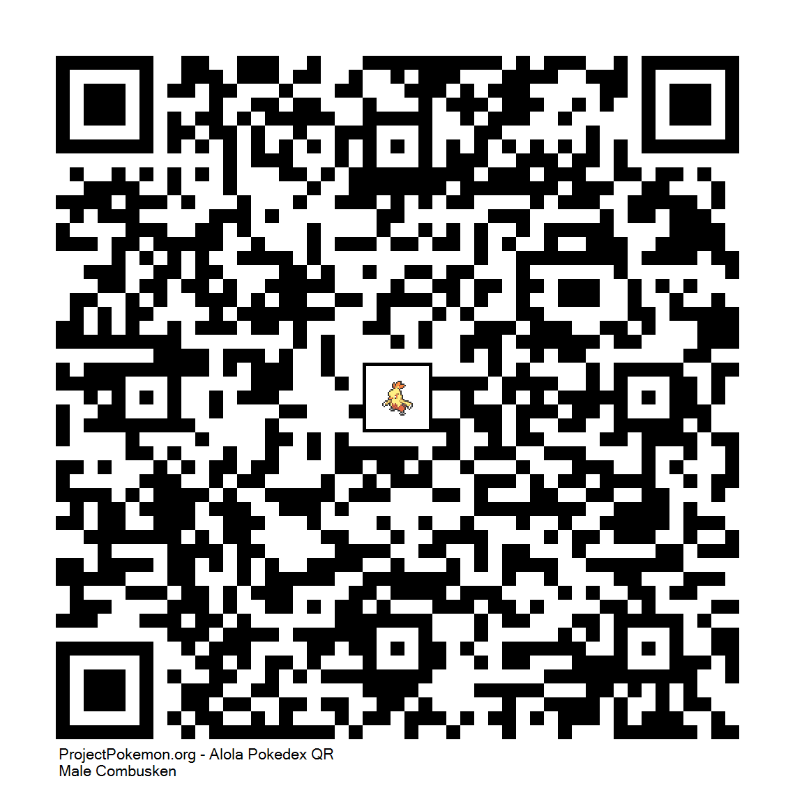 Cdigo QR de Combusken